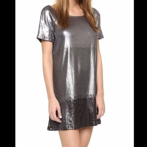 Free People Ombré sequin low back dress